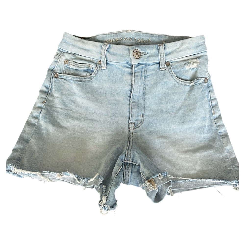 American Eagle Next Level Stretch Curvy Hi-Rise Shortie Shorts Size 6 28